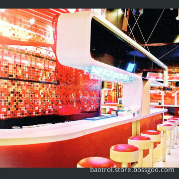 Artificial stone high top bar tables and chairs